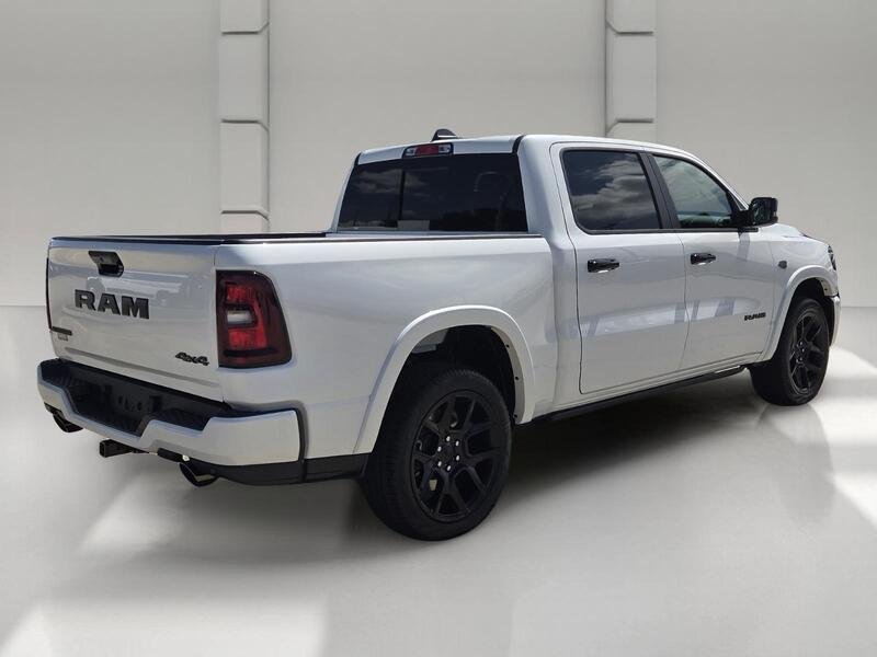 New 2027 Ivory White Tri-Coat Pearlcoat RAM LARAMIE 4X4 CREW CAB 5
