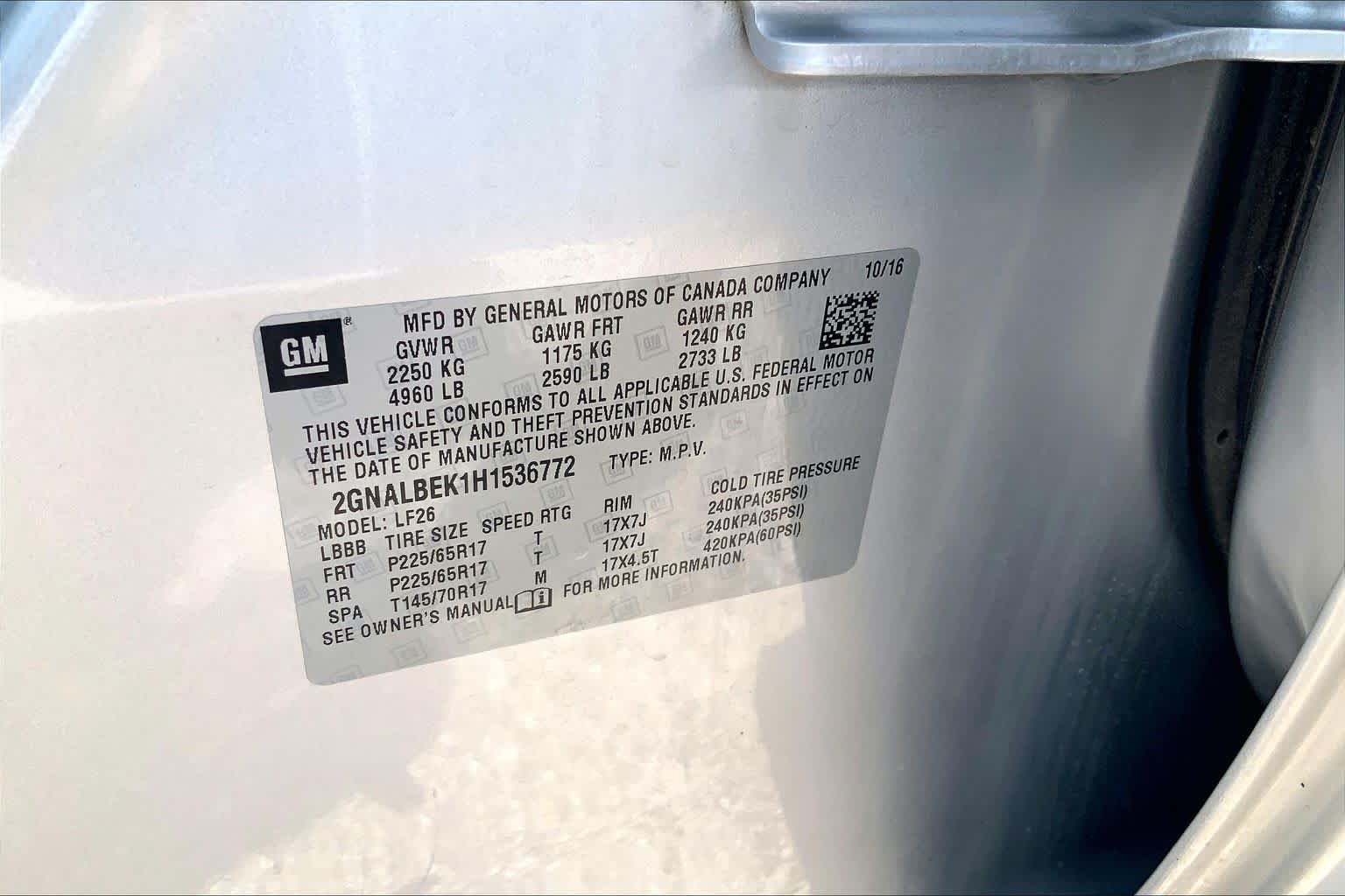 Used 2017 Silver Ice Metallic Chevrolet LS image 29