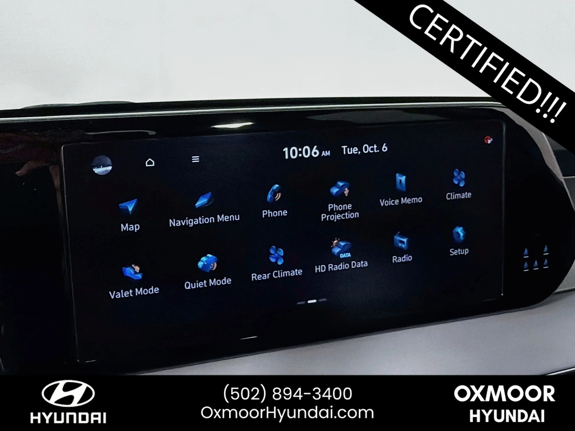 Used 2024 Abyss Black Pearl Hyundai SEL 7P image 15