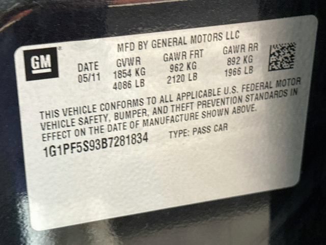 Used 2011 BLACK GRANITE METALLIC Chevrolet LT w/1LT image 29