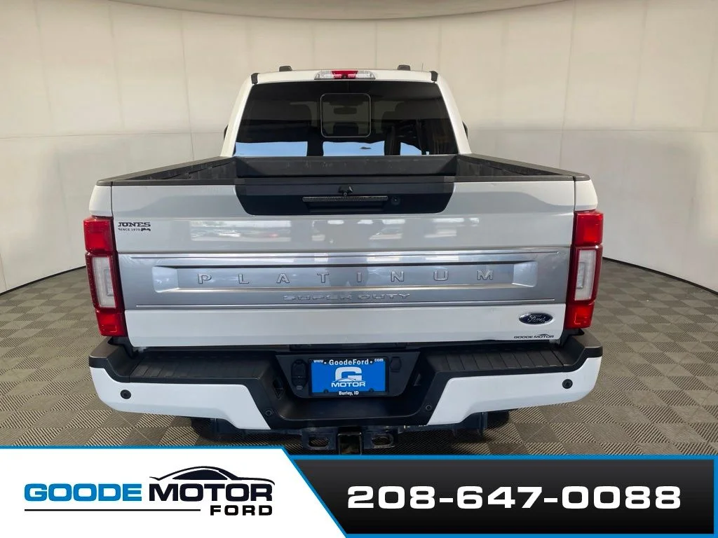 Certified Used 2021 White Metallic Ford Platinum image 7