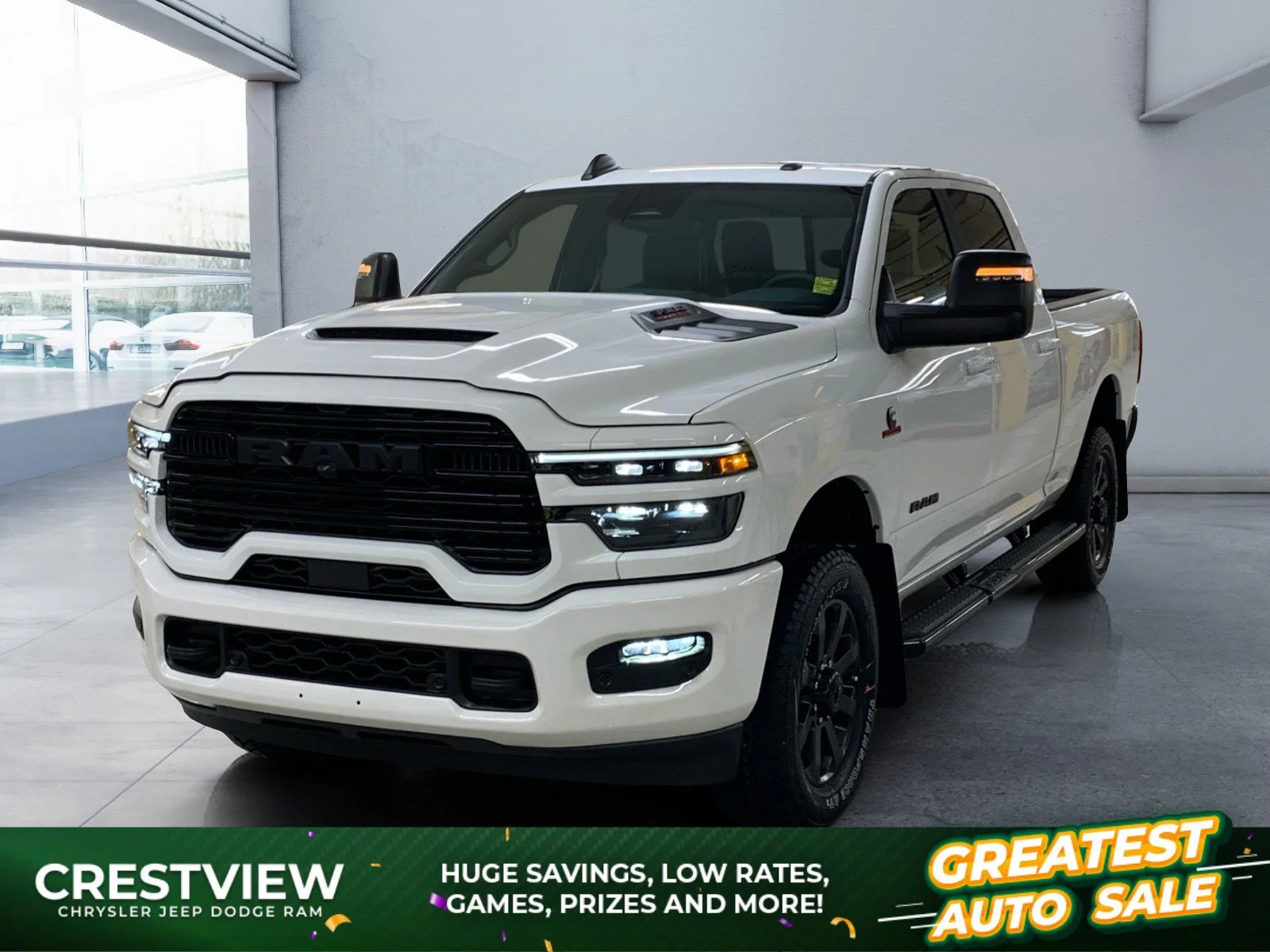 New 2026 Bright White Ram Laramie image 1