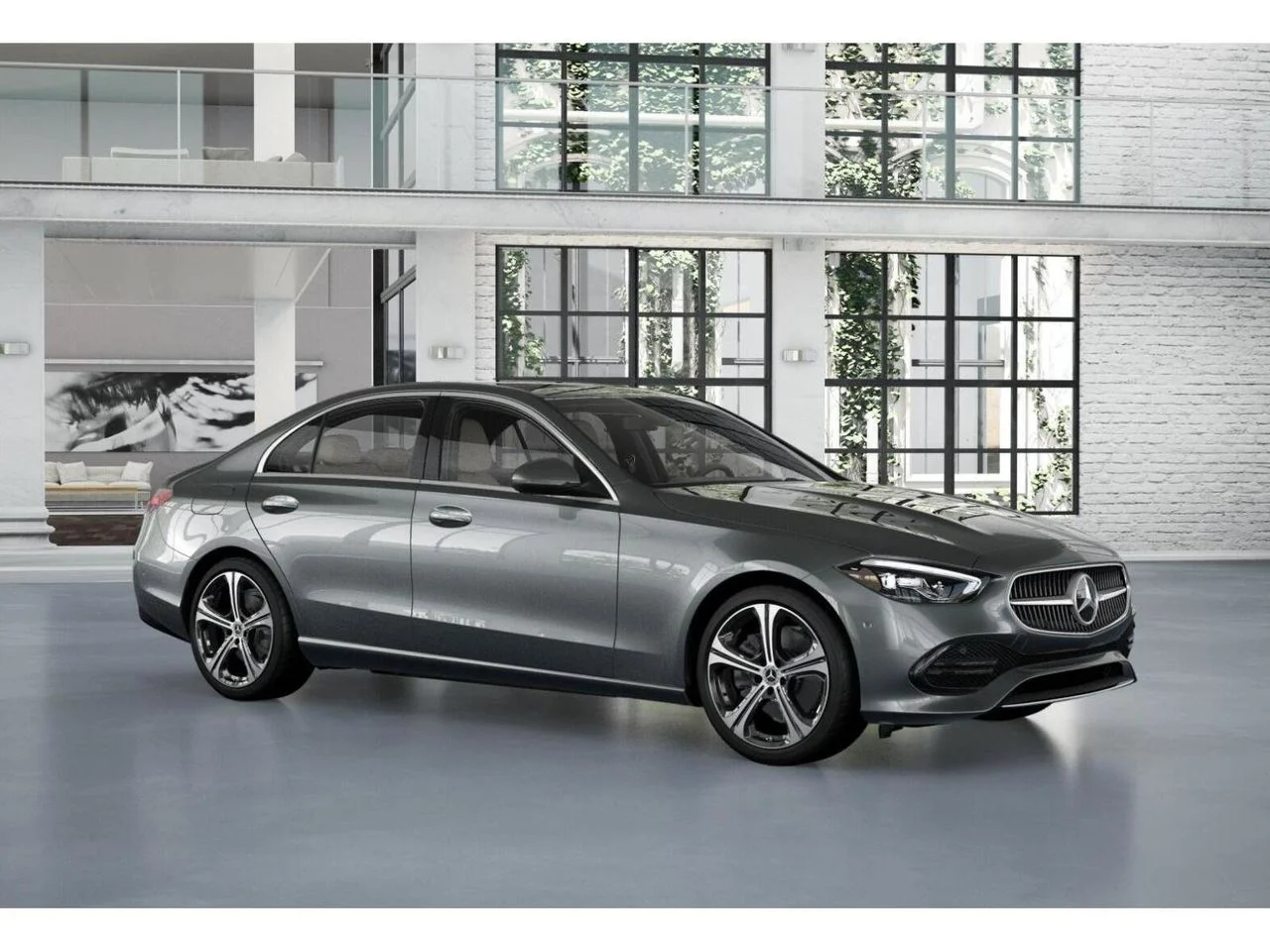 New 2026 Selenite Grey Metallic Mercedes-Benz C 300 image 12