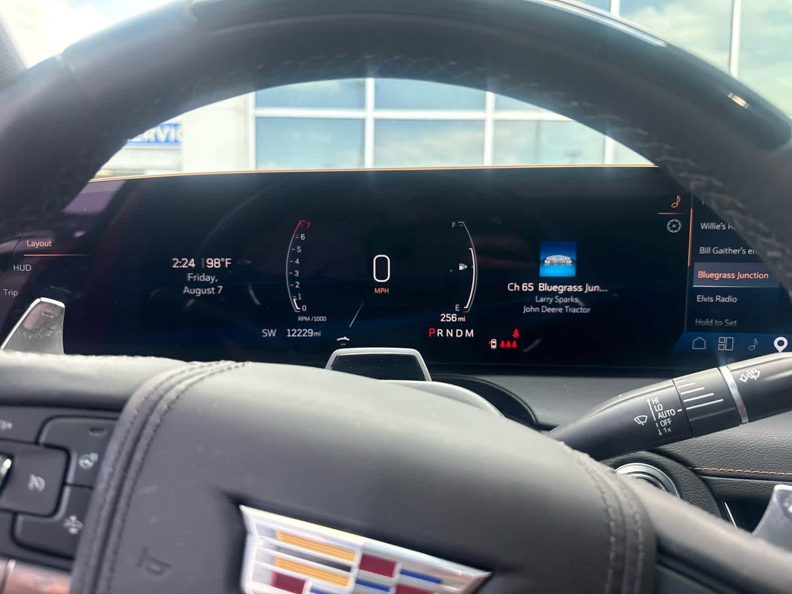 Used 2025 Radiant Red Tintcoat Cadillac Premium Luxury image 8