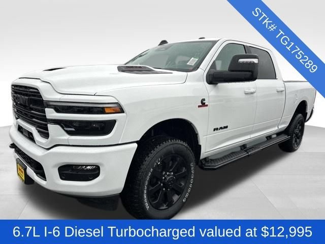 New 2026 Bright White Clear-Coat Exterior Paint RAM Laramie image 3
