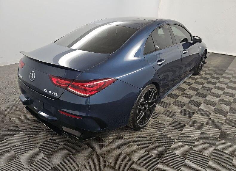 Used 2022 Denim Blue Metallic Mercedes-Benz AMG® CLA 45 image 3