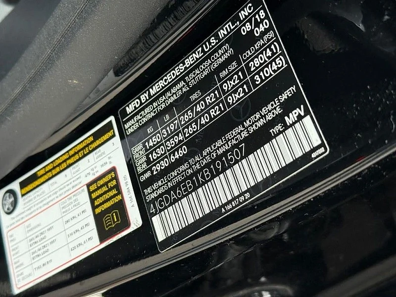 Used 2019 BLACK Mercedes-Benz 4d SUV GLE43 AMG® 4Matic image 25