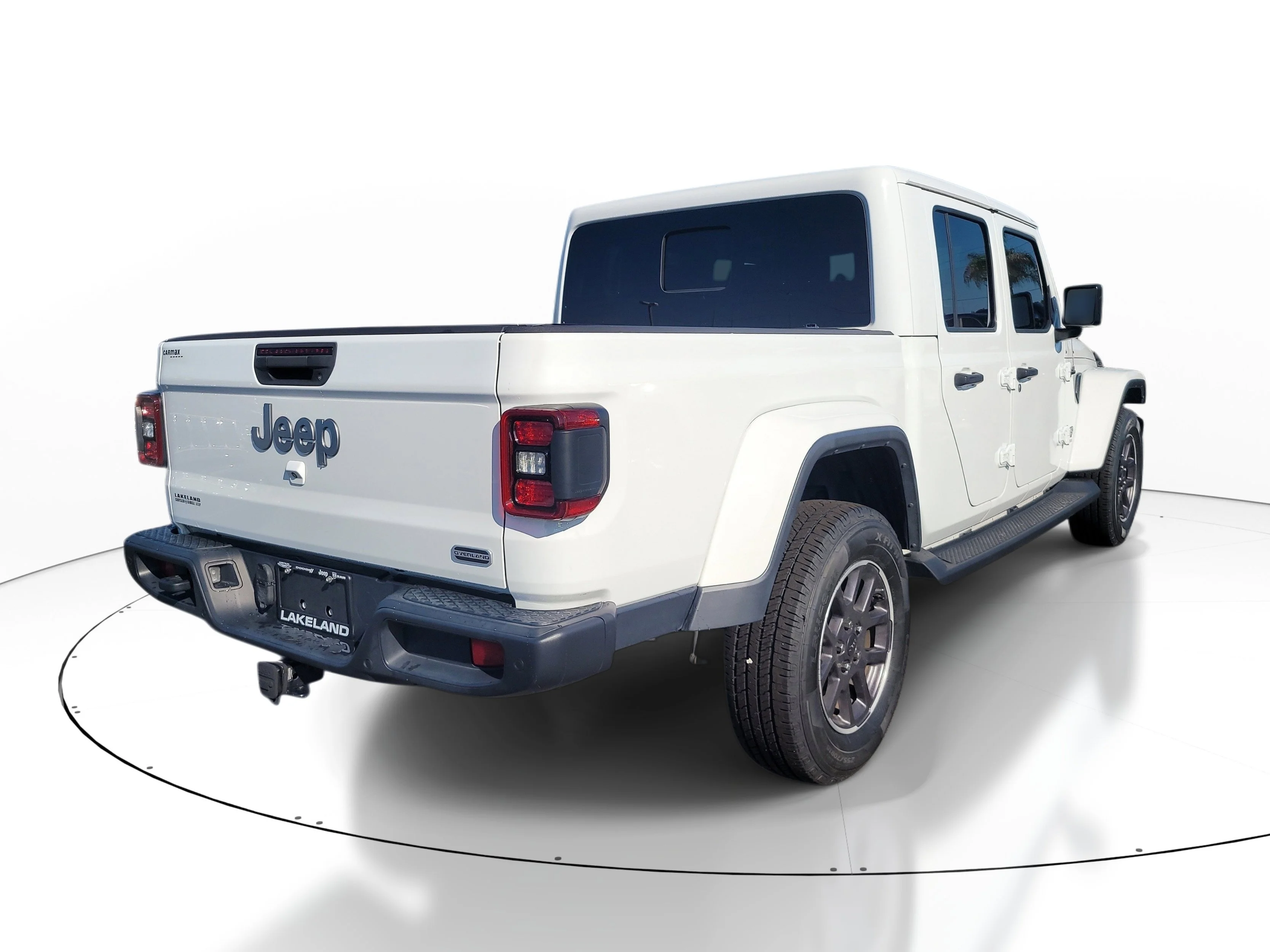 Used 2021 Bright White Clearcoat Jeep Overland image 4