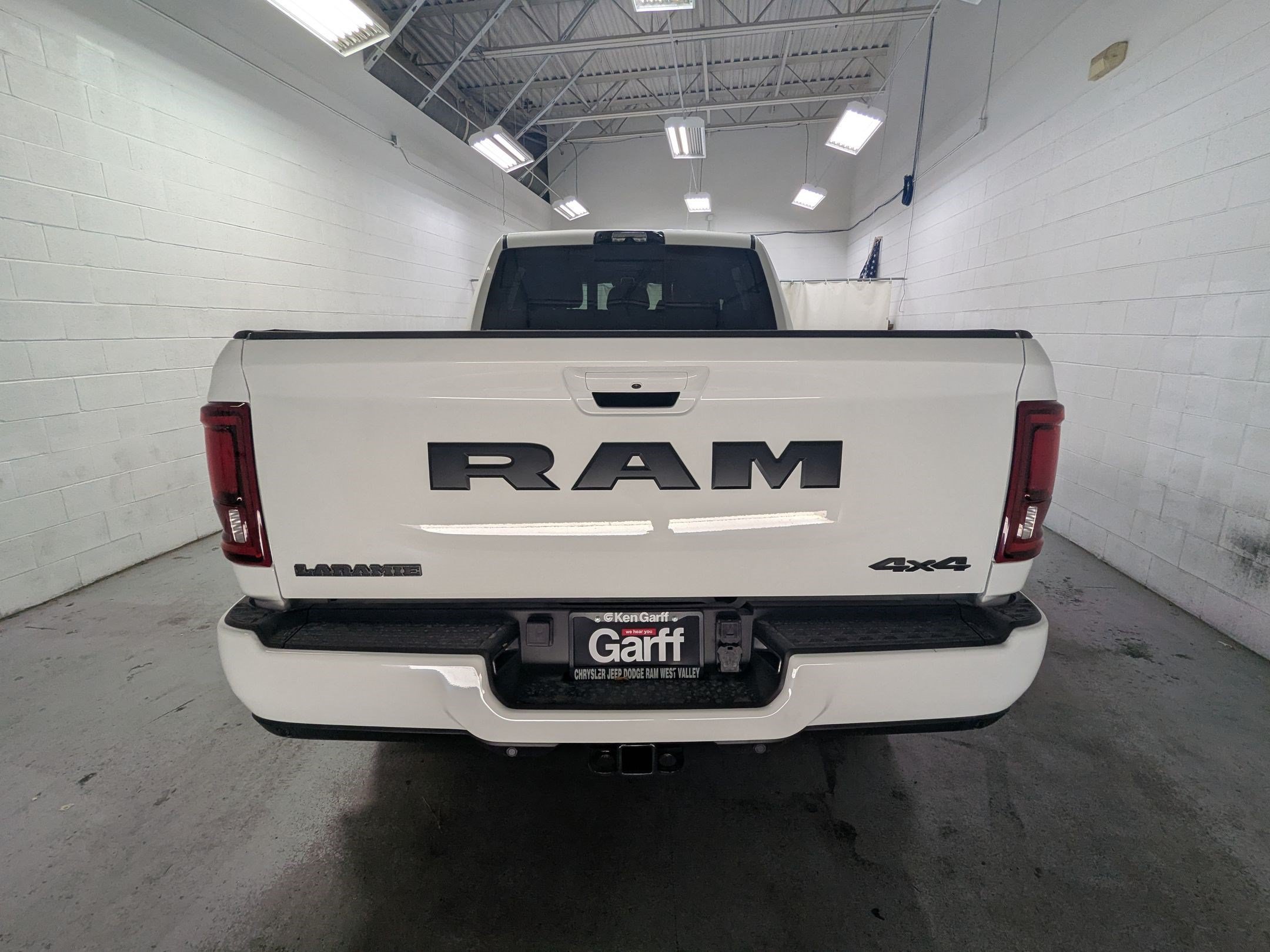 New 2026 Bright White Clear-Coat Exterior Paint RAM Laramie image 5