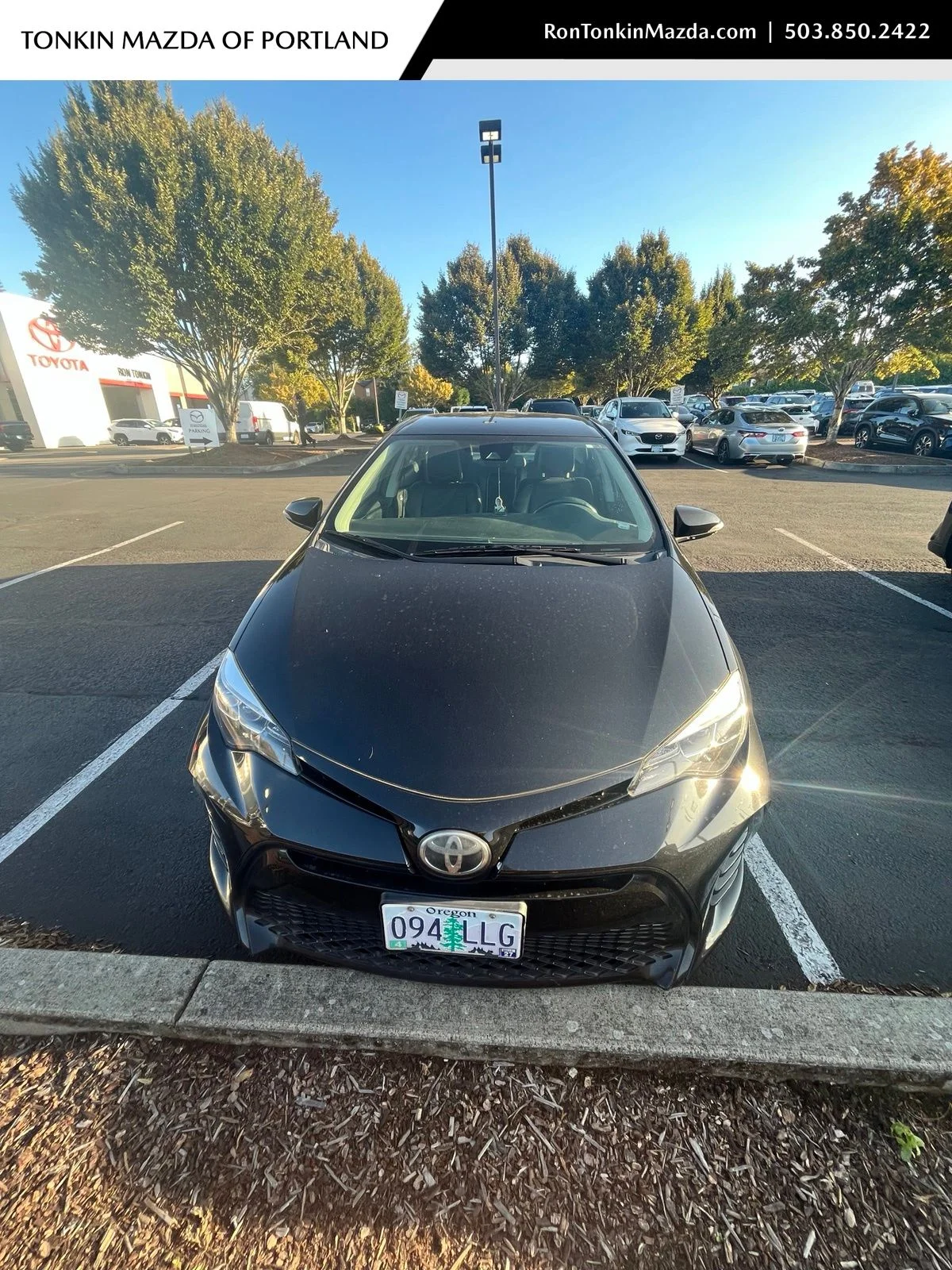 Used 2017 Black Sand Pearl Toyota SE image 1