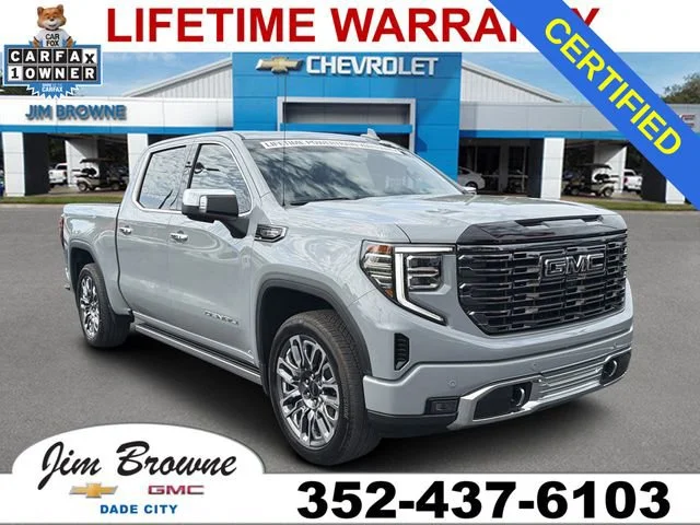 Certified Used 2025 Thunderstorm Gray GMC Denali Ultimate image 1