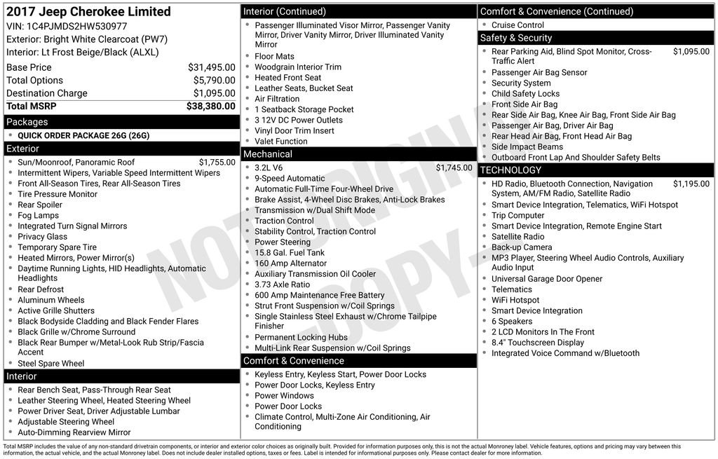 Used 2017 White Jeep Limited image 9
