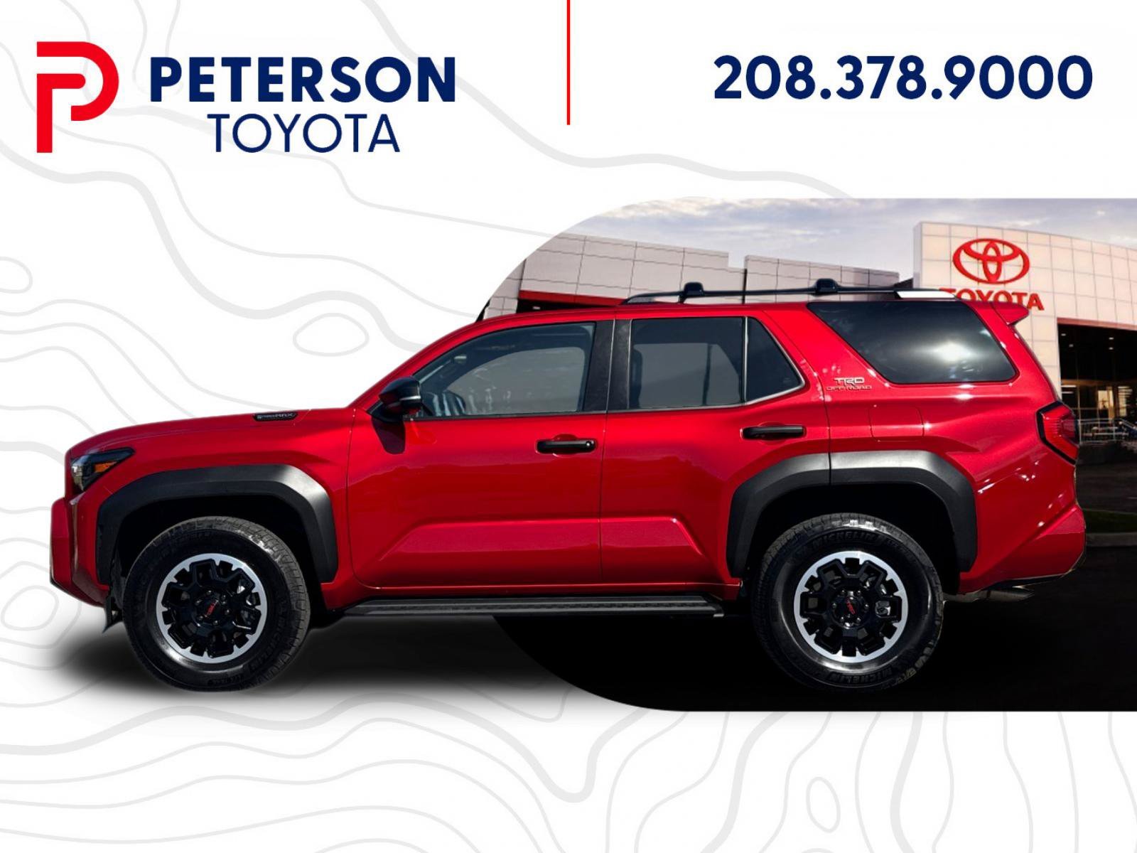 Used 2025 Red Toyota TRD Off Road Premium image 6