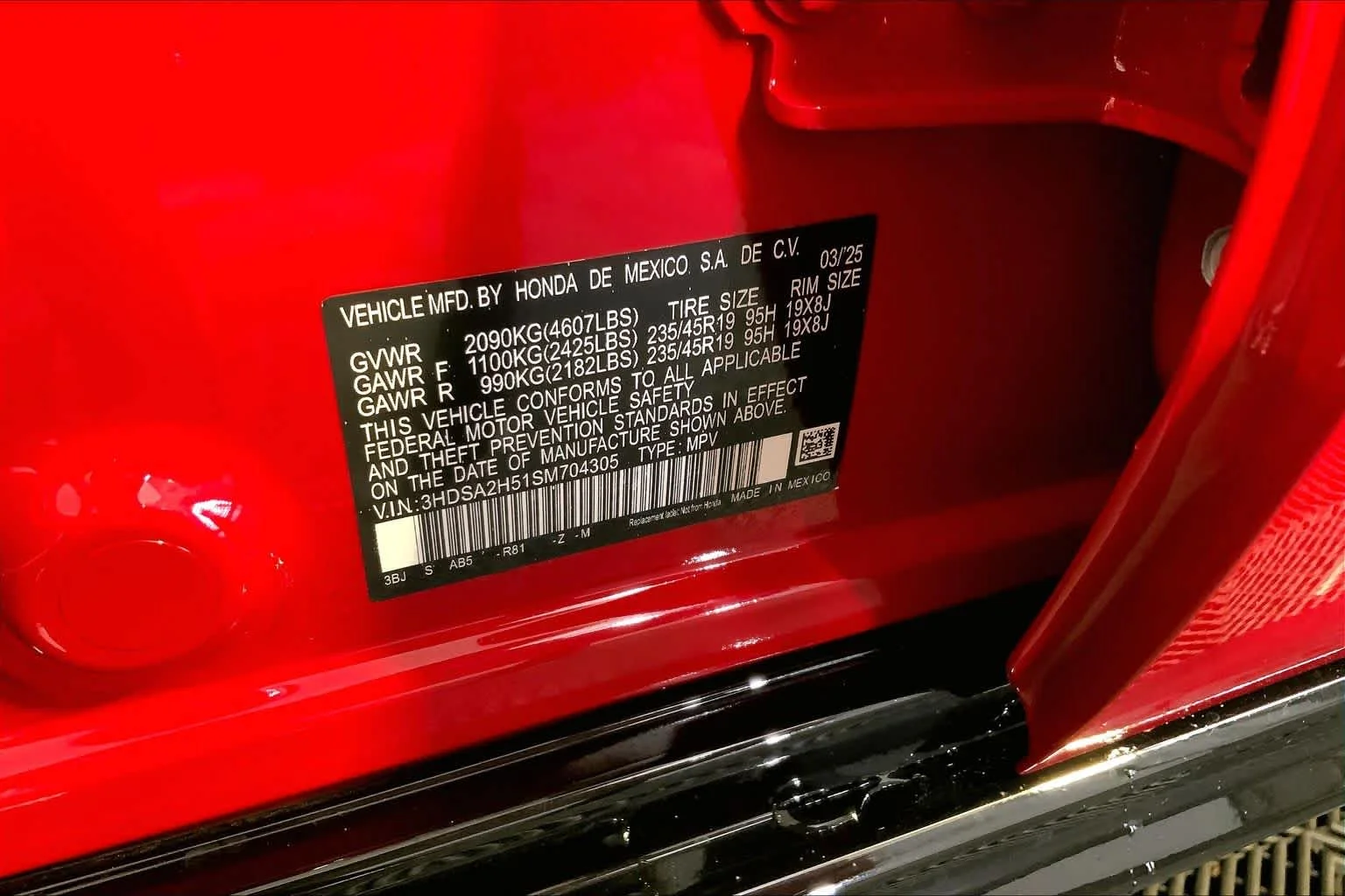 Certified Used 2025 Milano Red Acura With A-Spec Package image 34
