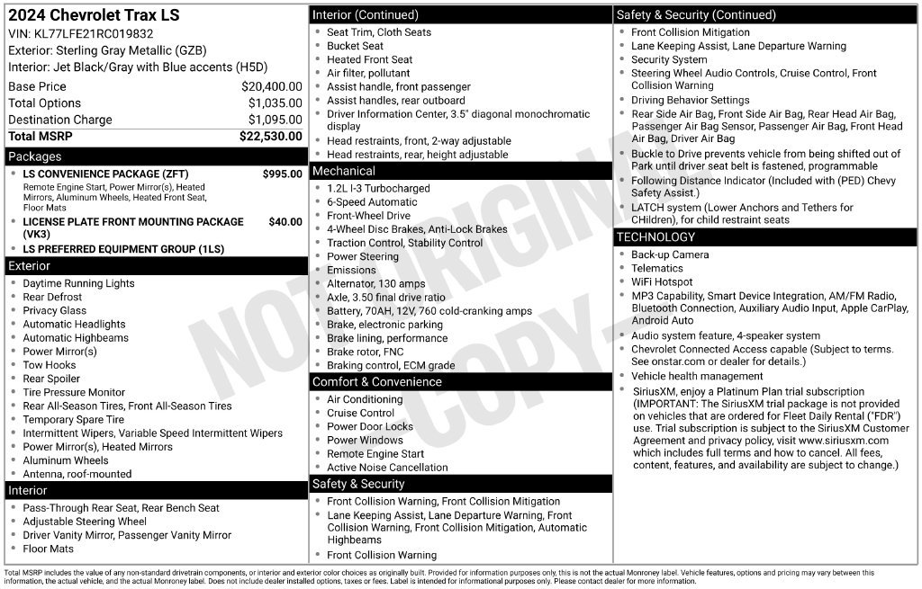 Used 2024 Gray Chevrolet LS image 24