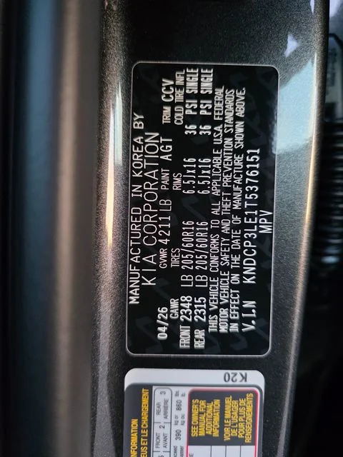 New 2026 Interstellar Gray Kia LX image 25