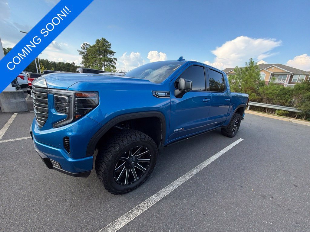 Used 2022 DYNAMIC BLUE METALLIC GMC AT4 image 2