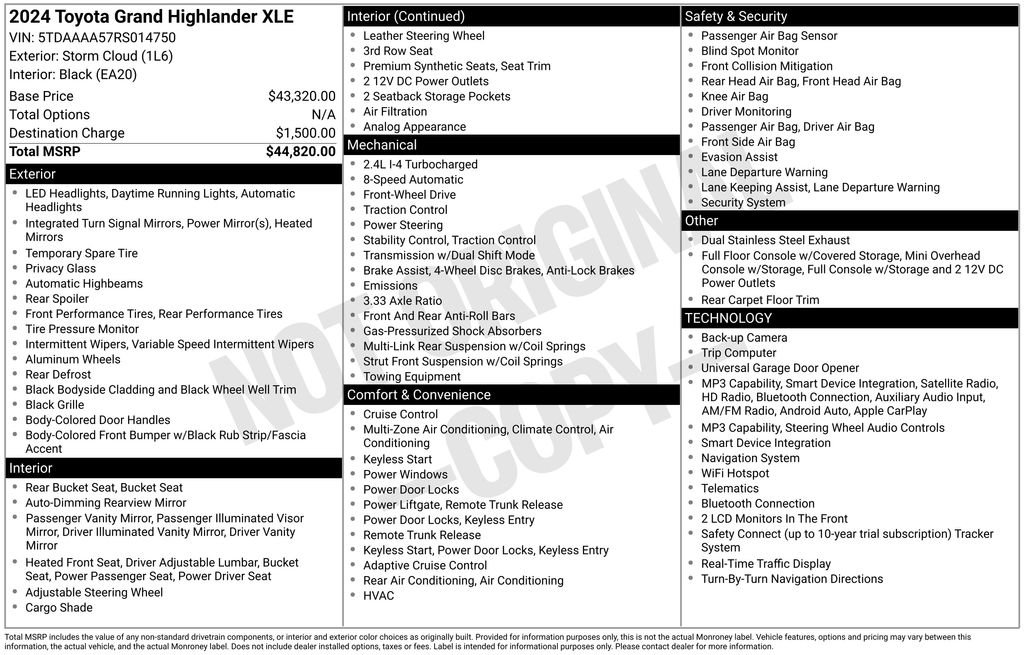 Certified Used 2024 White Toyota XLE image 2