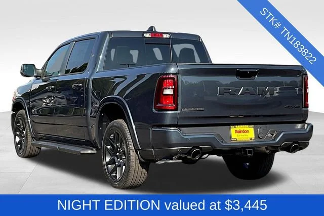New 2026 Forged Blue Metallic Exterior Paint RAM Laramie image 3