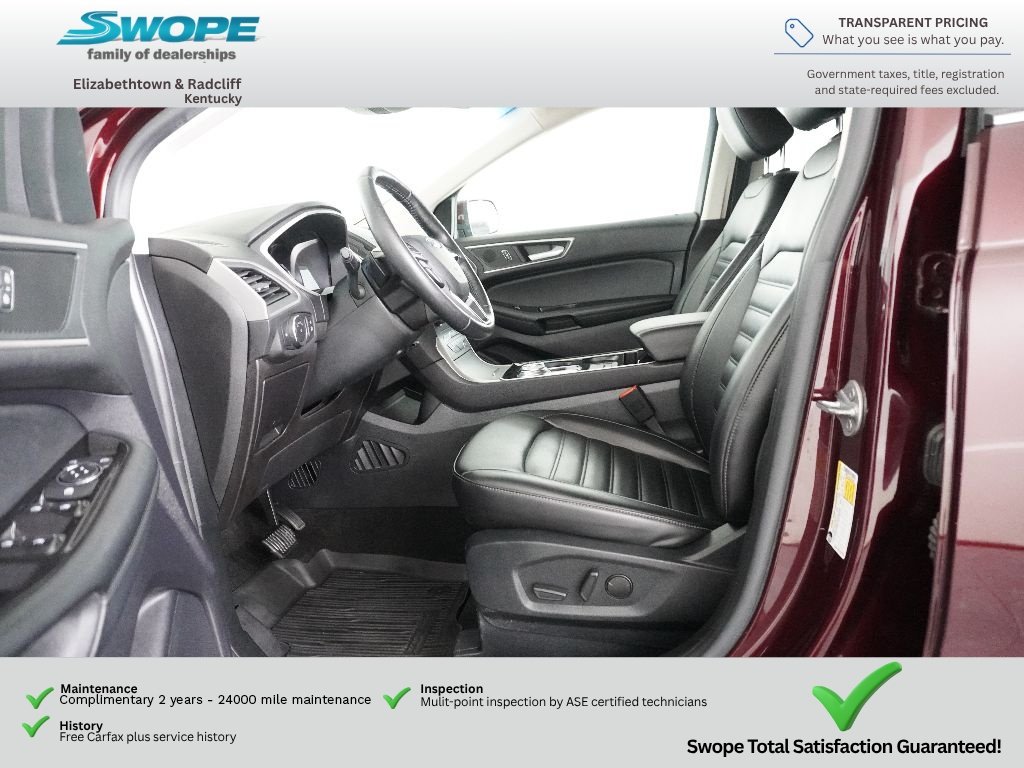 Used 2020 Burgundy Velvet Metallic Tinted Clearcoat Ford SEL image 12