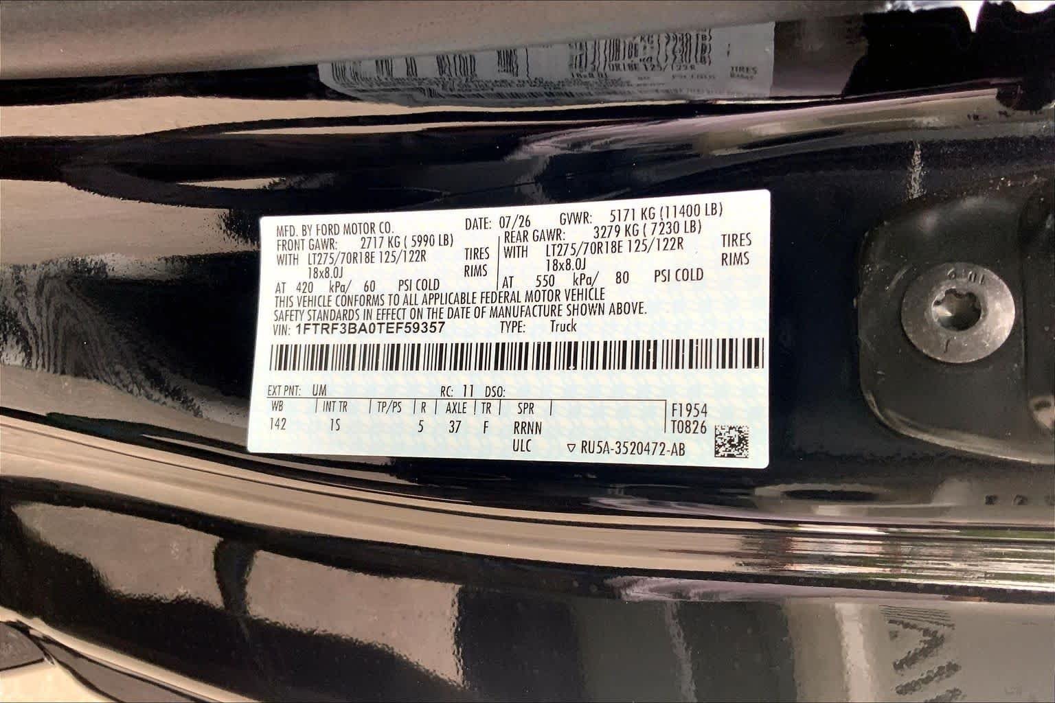 New 2026 Agate Black Metallic Ford XL image 12