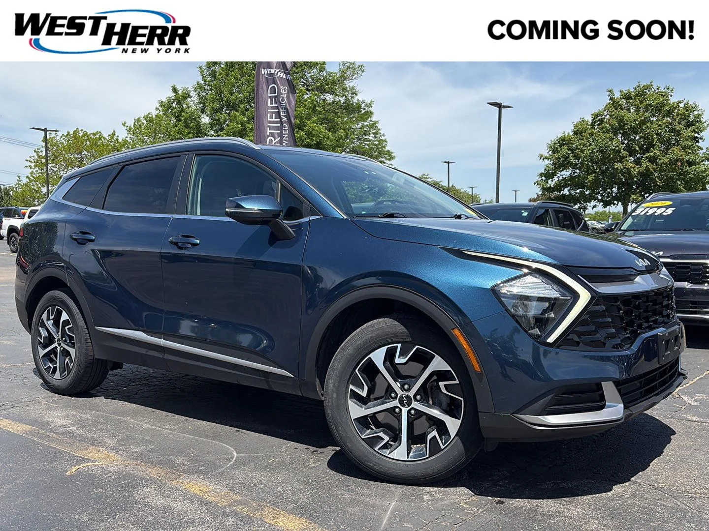 Used 2023 Vesta Blue Kia EX image 1
