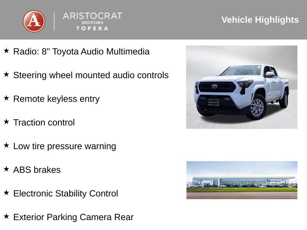 Used 2024 Toyota Tacoma SR5 with VIN 3TMLB5JN2RM000140 for sale in Kansas City