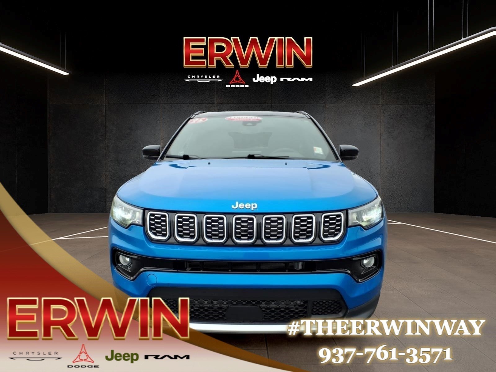 Certified Used 2025 Blue Jeep Limited image 2