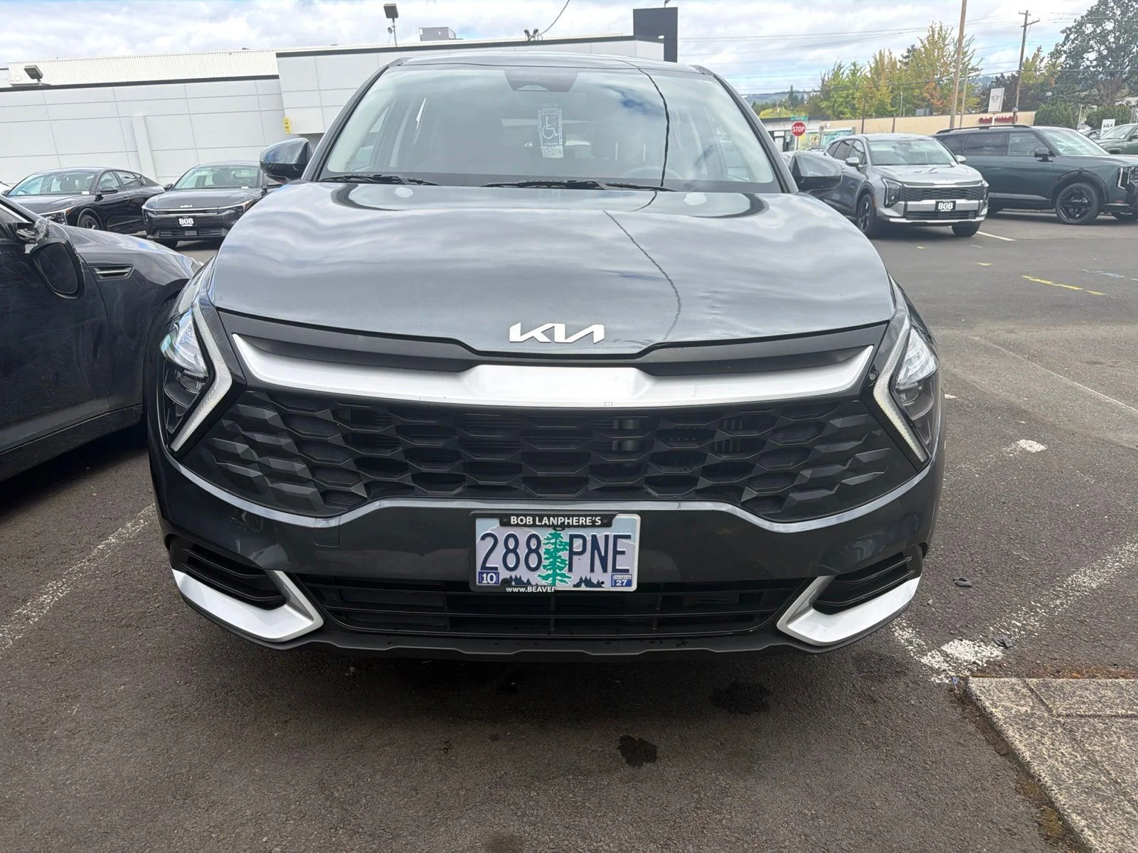 Used 2023 Gray Kia LX image 2