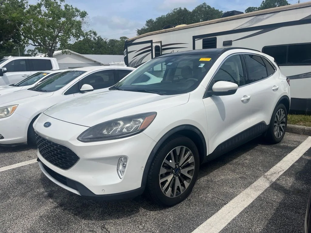 Used 2020 White Ford Titanium image 6