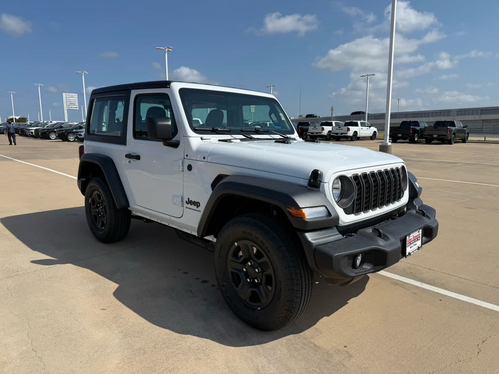 New 2026 Bright White Clearcoat Jeep Sport image 4