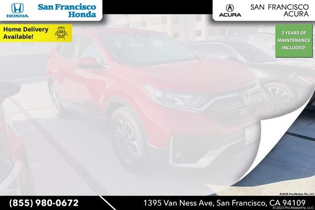 Used 2021 Radiant Red Metallic Honda EX image 1