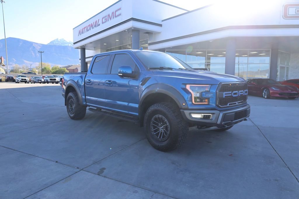 Used 2020 Blue Metallic Ford Raptor image 8