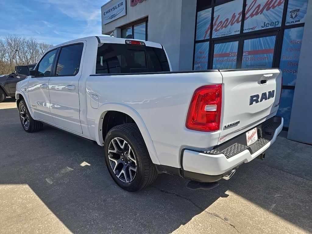 New 2026 Bright White Clear-Coat Exterior Paint RAM Laramie image 7