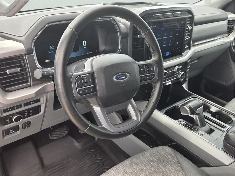 Used 2023 Stone Gray Metallic FORD XLT 4WD SUPERCREW 5.5