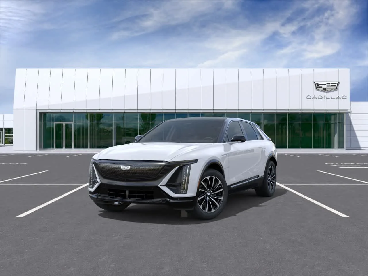 New 2026 Vibrant White Tricoat Cadillac Sport image 8