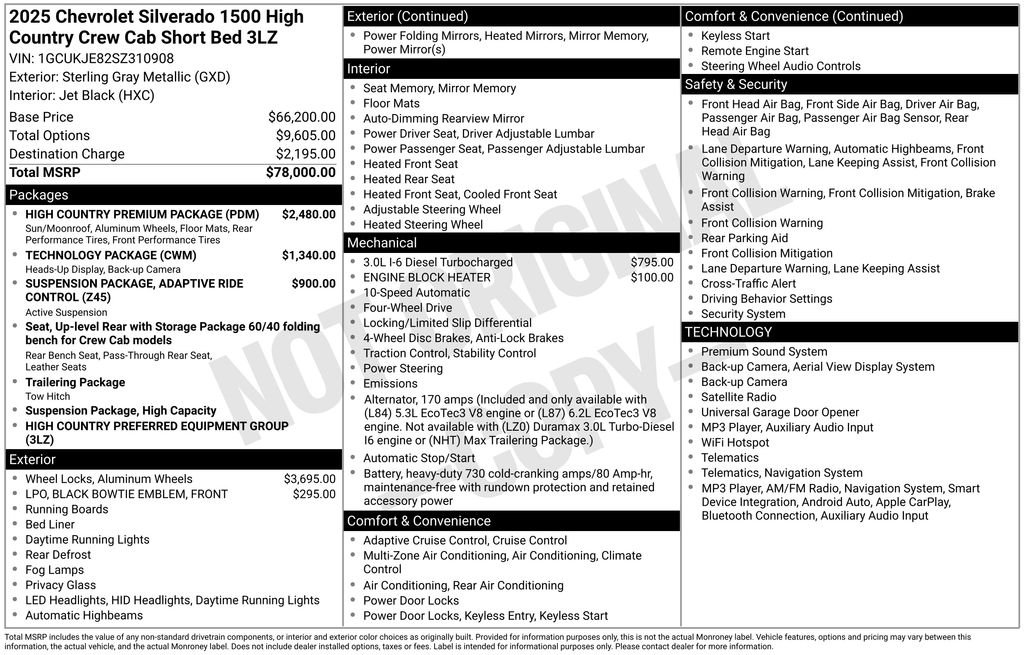 Used 2025 Gray Chevrolet High Country image 25