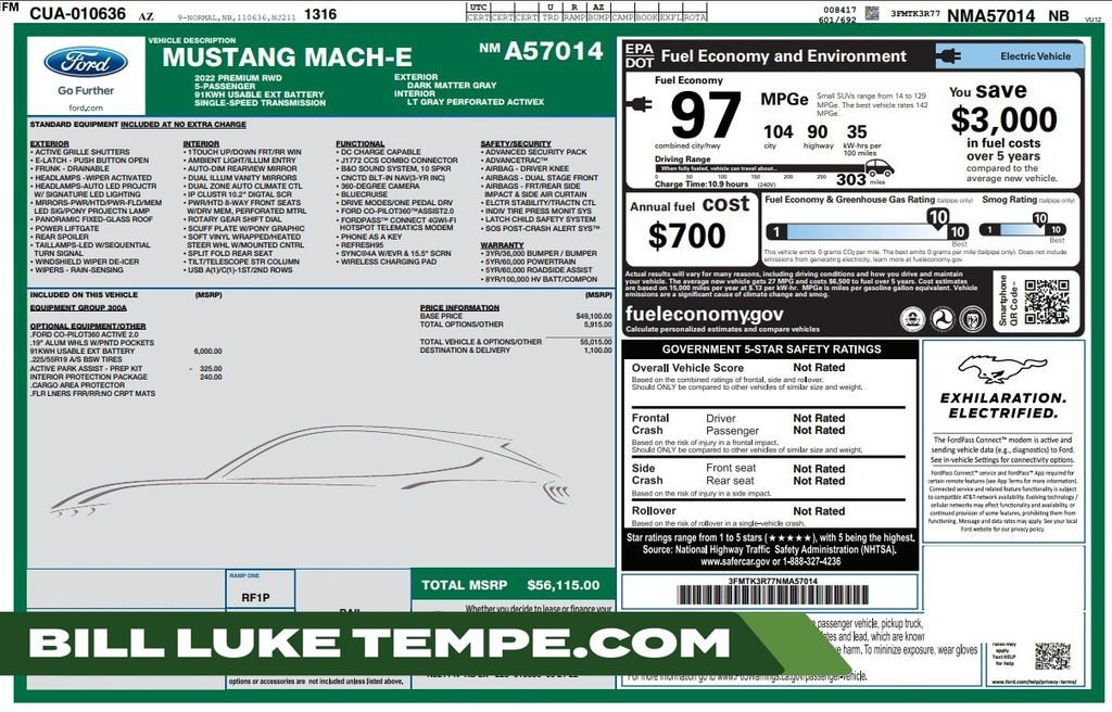 2022 Ford Mustang-Mach-e Premium's photo