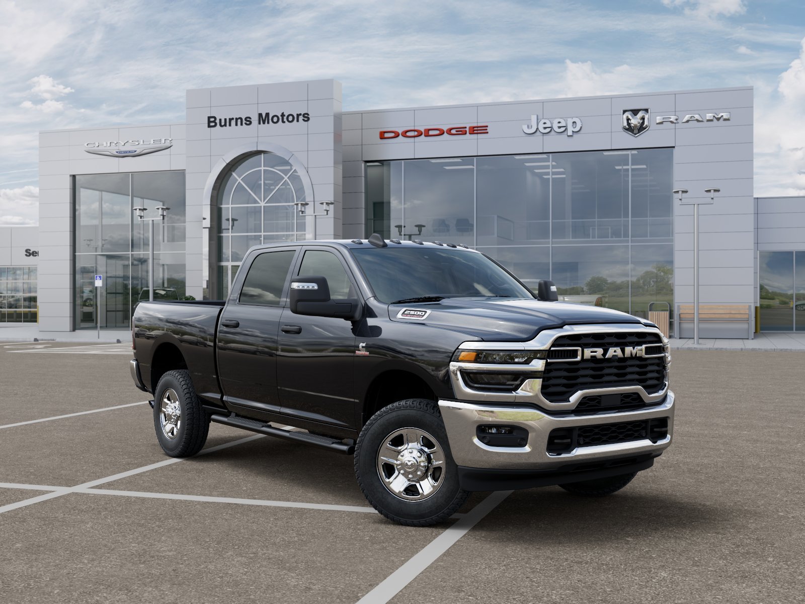 New 2026 Diamond Black Crystal Pearlcoat RAM Tradesman image 31