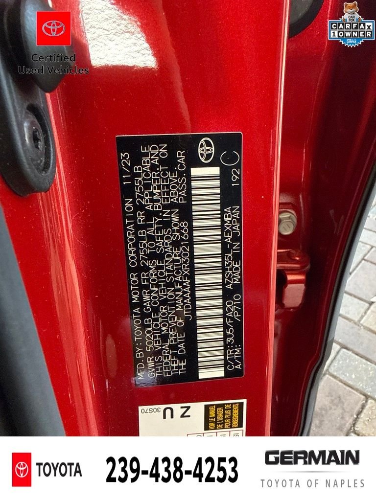 Used 2024 Red Toyota XLE image 23
