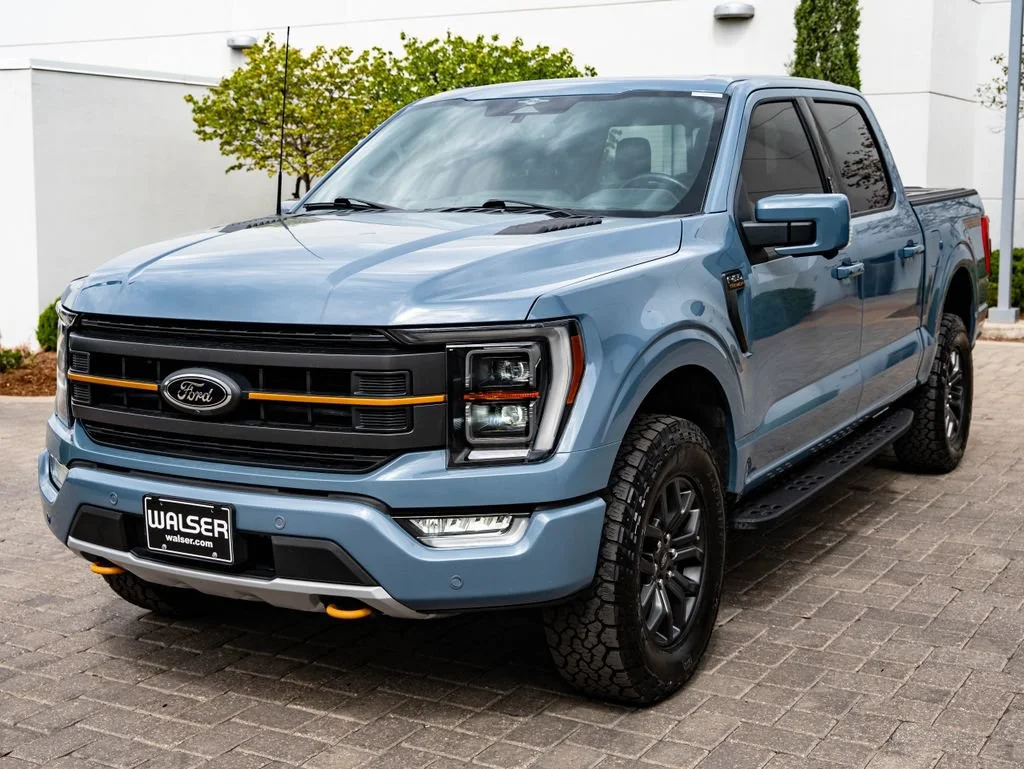 Used 2023 Azure Gray Metallic Tri-Coat Ford Tremor image 1