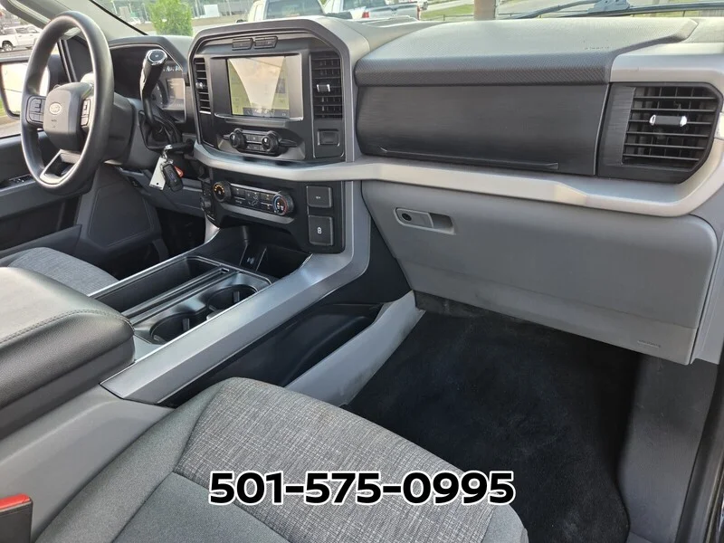 Used 2022 Agate Black Metallic FORD XLT 4WD SUPERCREW 5.5