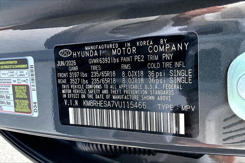 New 2027 Ecotronic Gray Pearl Hyundai SEL Premium image 15