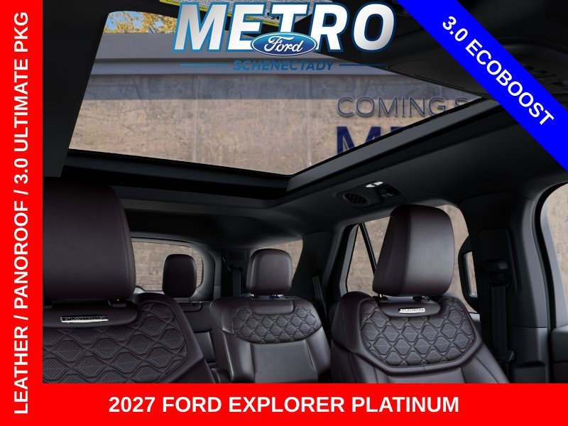 New 2027 Agate Black Metallic Ford Platinum image 22
