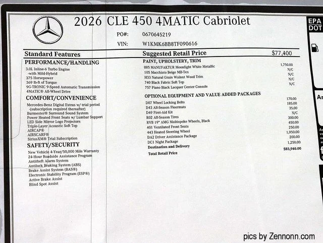 2026 Mercedes-Benz CLE CLE 450 - Photo 26