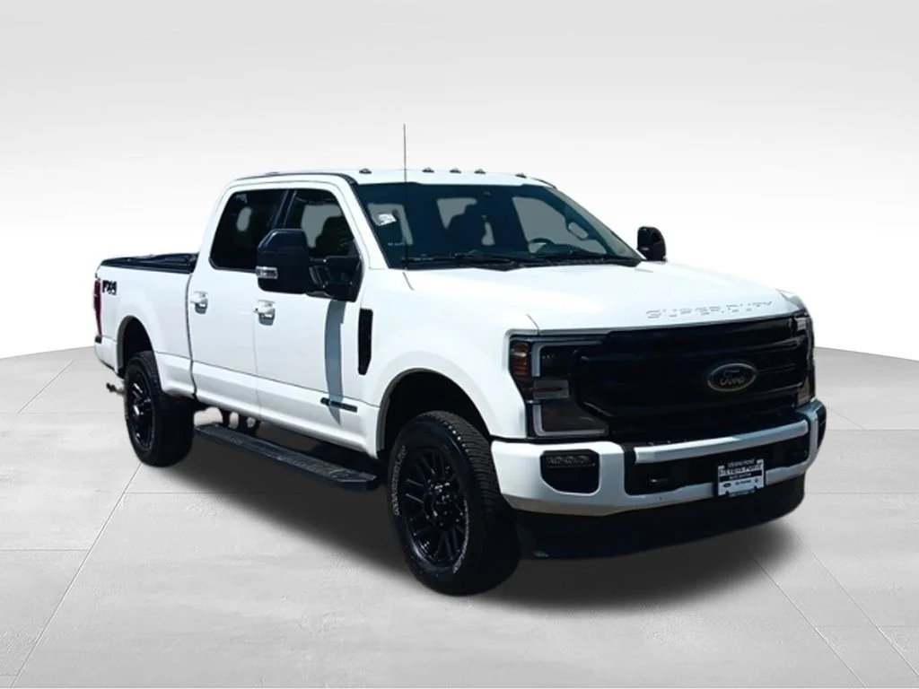 Used 2022 Star White Metallic Tri-Coat Ford Lariat image 9