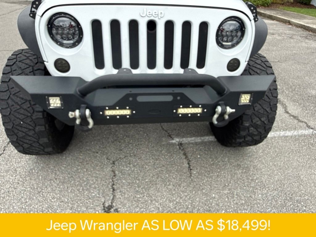 Used 2016 White Jeep Unlimited Sport image 11