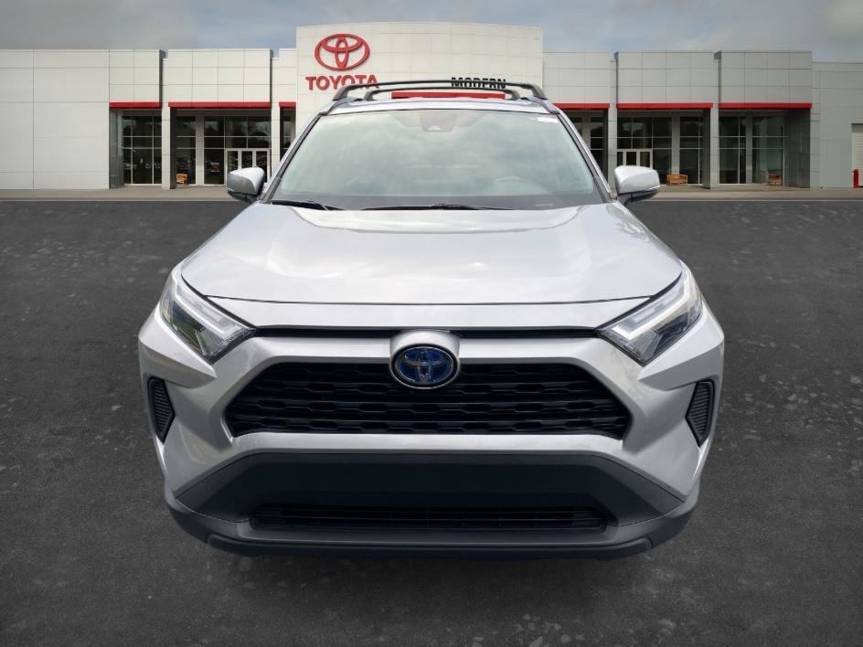 Used 2022 Silver Sky Metallic Toyota Hybrid XLE image 2