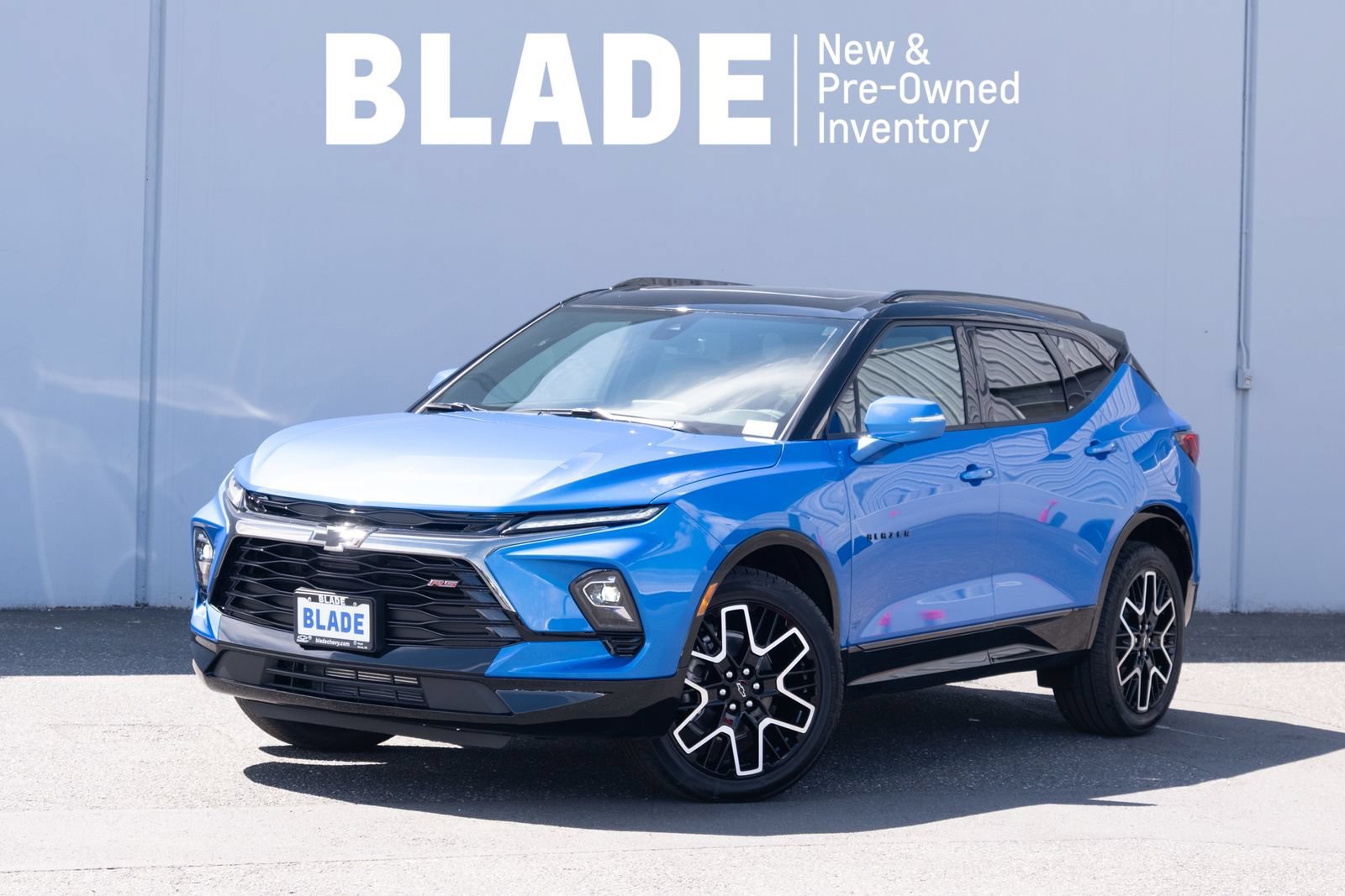 New 2026 Riptide Blue Metallic Chevrolet RS image 1