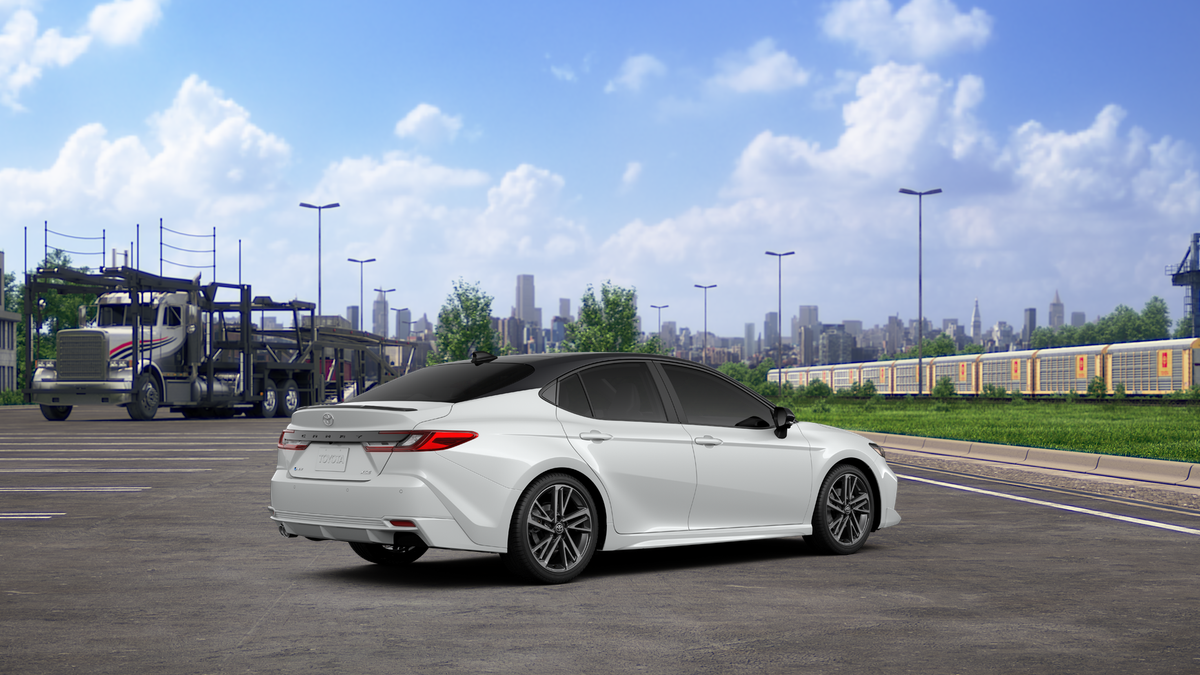 New 2027 Wind Chill Pearl with Midnight Black Metallic roof Toyota XSE image 10